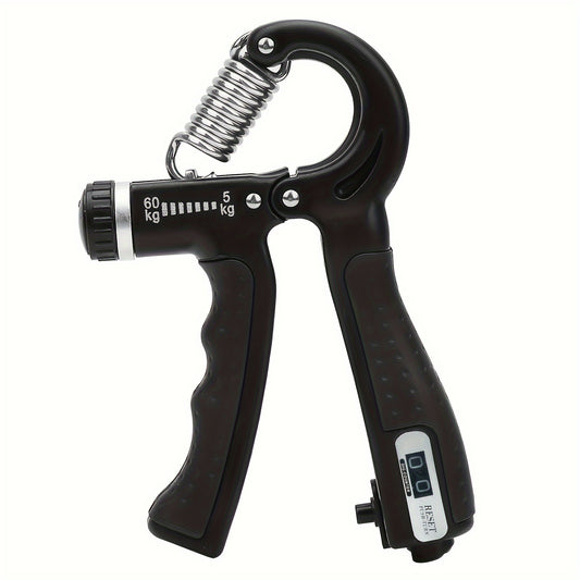 Adjustable Hand Grip Strength Trainer with Counter - Portable Muscle