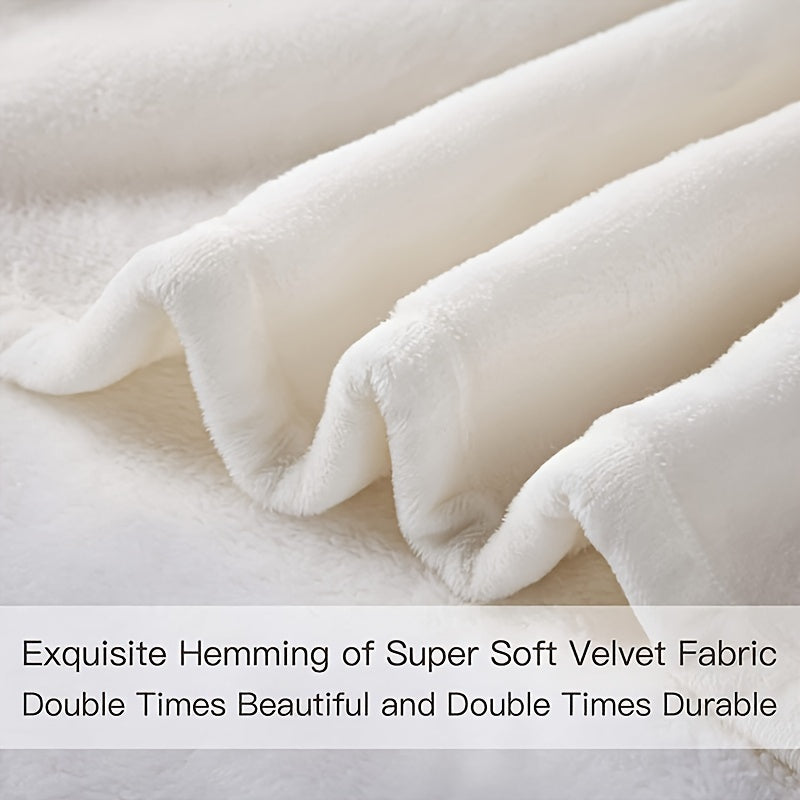 Bestie Pattern Blanket Microfiber Fleece Throw