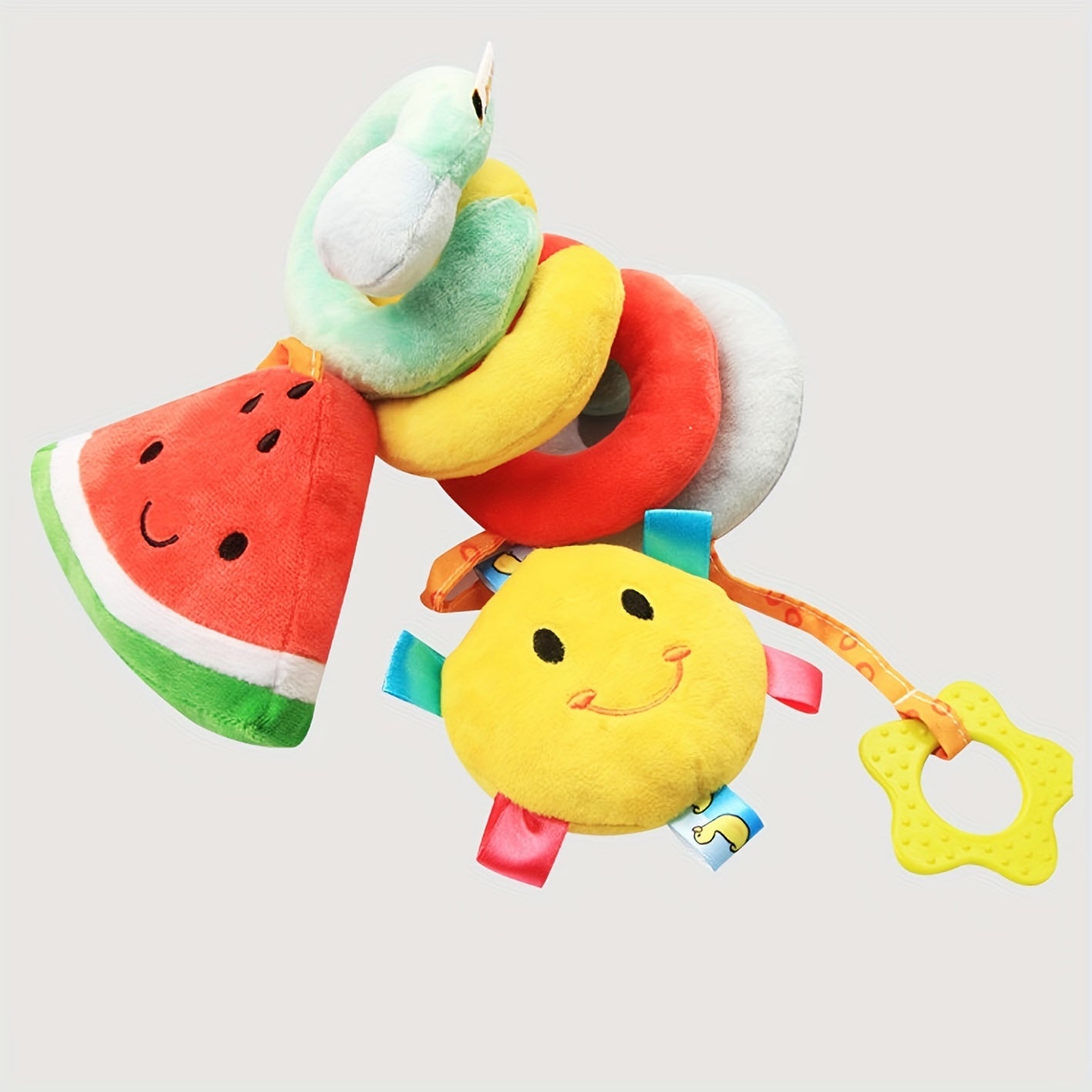 Baby Plush Fruit Bed Winding Car Pendant