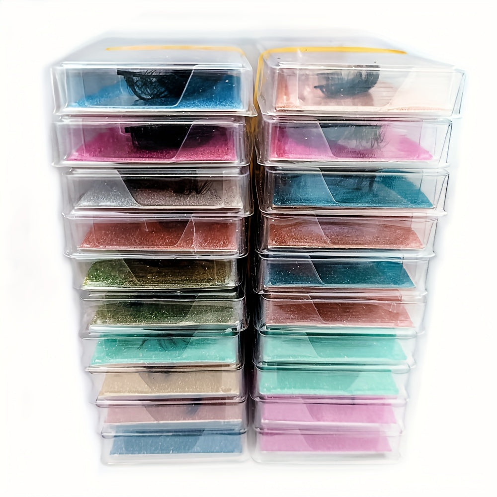 PairS 3D False Eyelashes Fluffy Thick Curling False Lashes