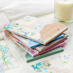 30pcs Vintage Flower Butterfly Paper Retro Lace Journal Collage Background