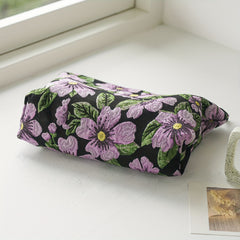 Women's Portable Cosmetic Bag Large Capacity Purple