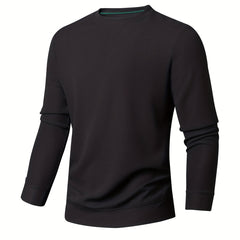 Men's Casual Crew Neck Sweatshirt for Autumn Winter
