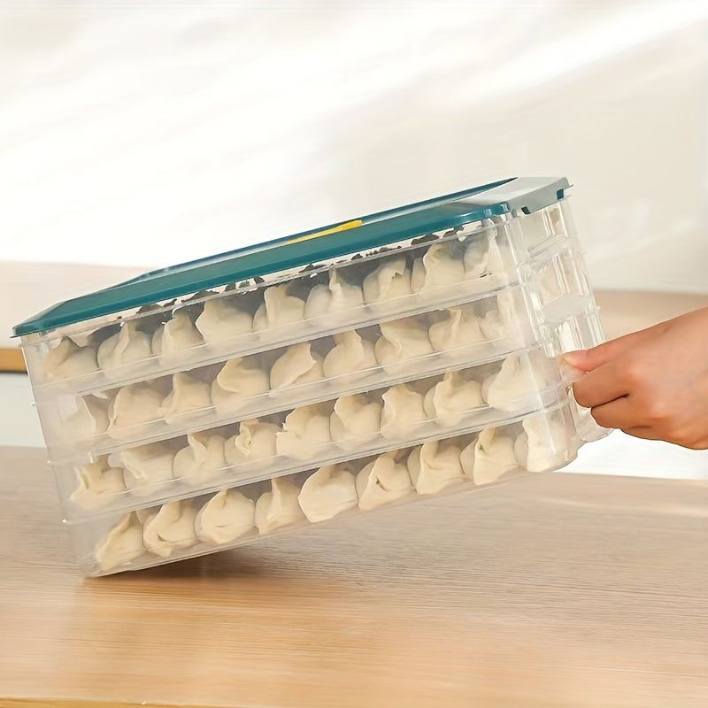 1pc Dumpling Box Quick Freeze Food Storage Tray