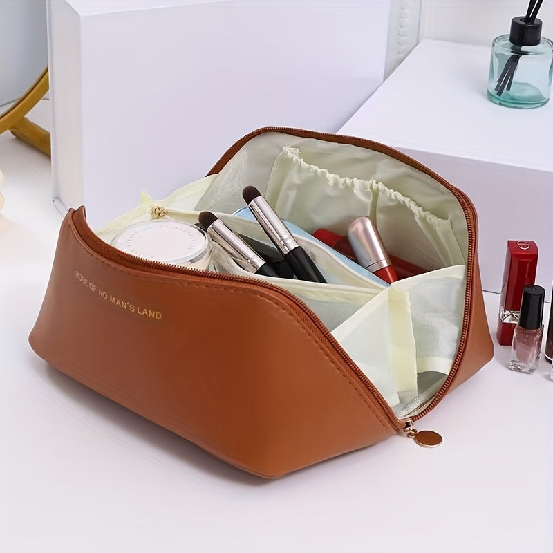 Minimalist Makeup Zipper Pouch Lightweight Storage Bag Travel Toiletry Wash Bag