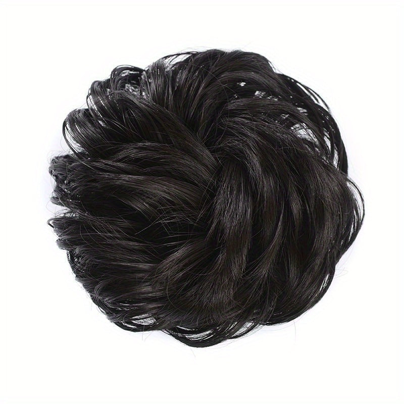 Wavy Curly Scrunchies Hair Extensions Thick Updo Ponytail Hairpieces