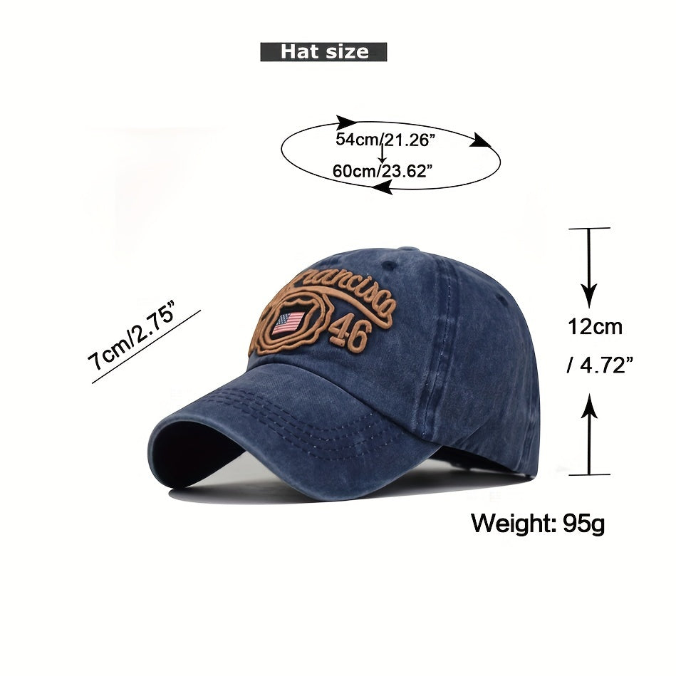 American Flag 3D Embroidered Baseball Cap
