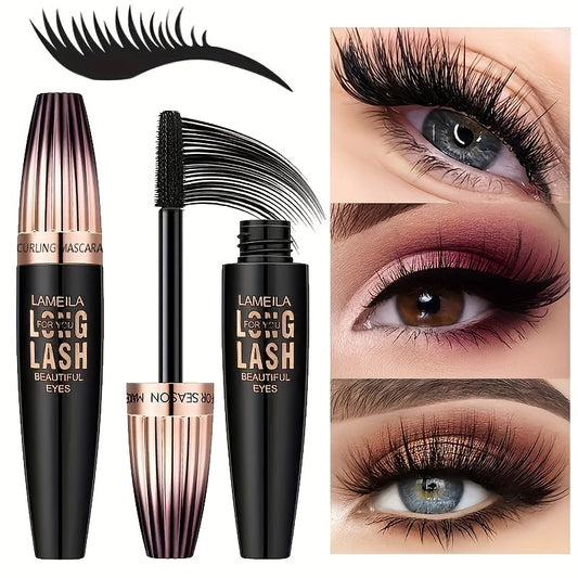 Waterproof 4D Mascara Thick Lengthening Smudge Proof Volumizing Long Lasting