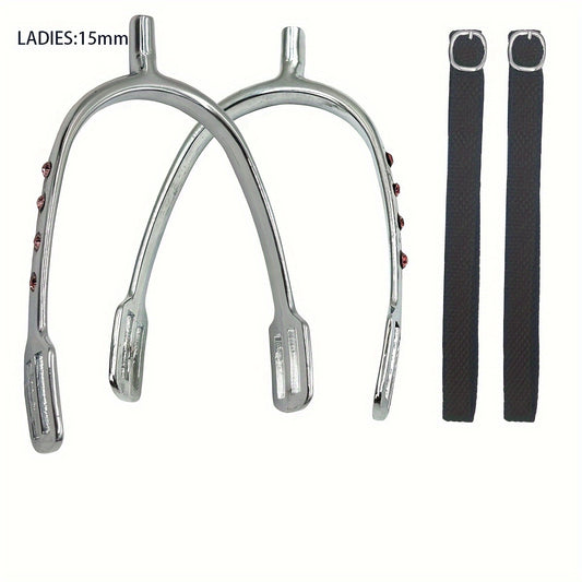 Women's Rhinestone Spurs for Equestrian Supplies