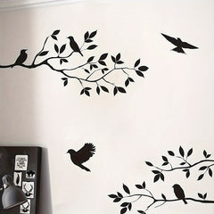 Branch Bird Sticker Waterproof Vinyl Wallpaper Wall Decoration 30 x 59
