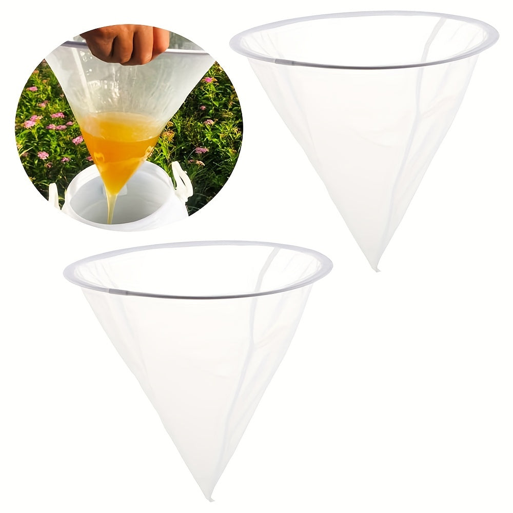 2pcs Bee Honey Filter Bag Mesh Ultra fine Mesh Strainer Kitchen Nylon Mesh Filte