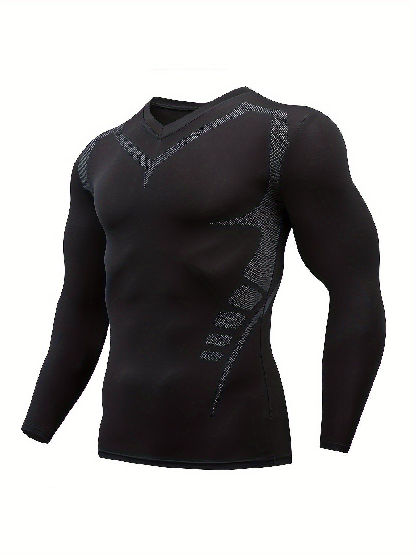 Men's Compression Long Sleeve Athletic Baselayer Undershirt for Cold Weather