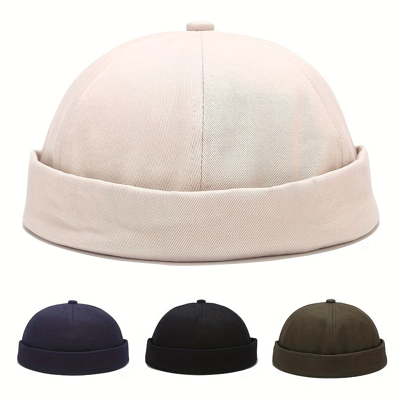 Vintage Hip hop Hat Unisex Melon Skin Street Cap for Spring Summer