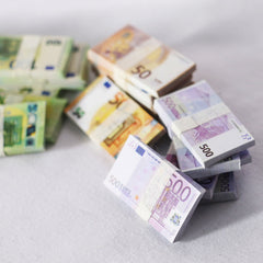 100pcs Banknotes 5 Packs 1:12 1:6 Dollhouses BJD Scene Accessories DIY Craft