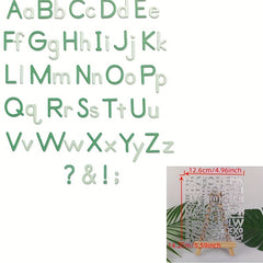 1pc English Letters Metal Cutting Die DIY Card Scrapbook Diary Decoration
