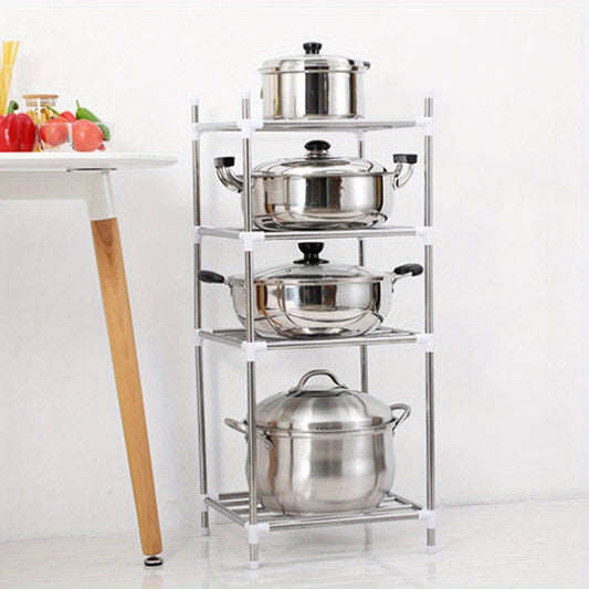 Stainless Steel Pot Holder for Cookware Storage