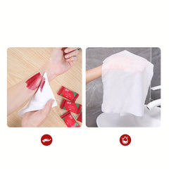 10pcs Compressed Towel Disposable Face Towel Portable Thickened Facial Cleansing