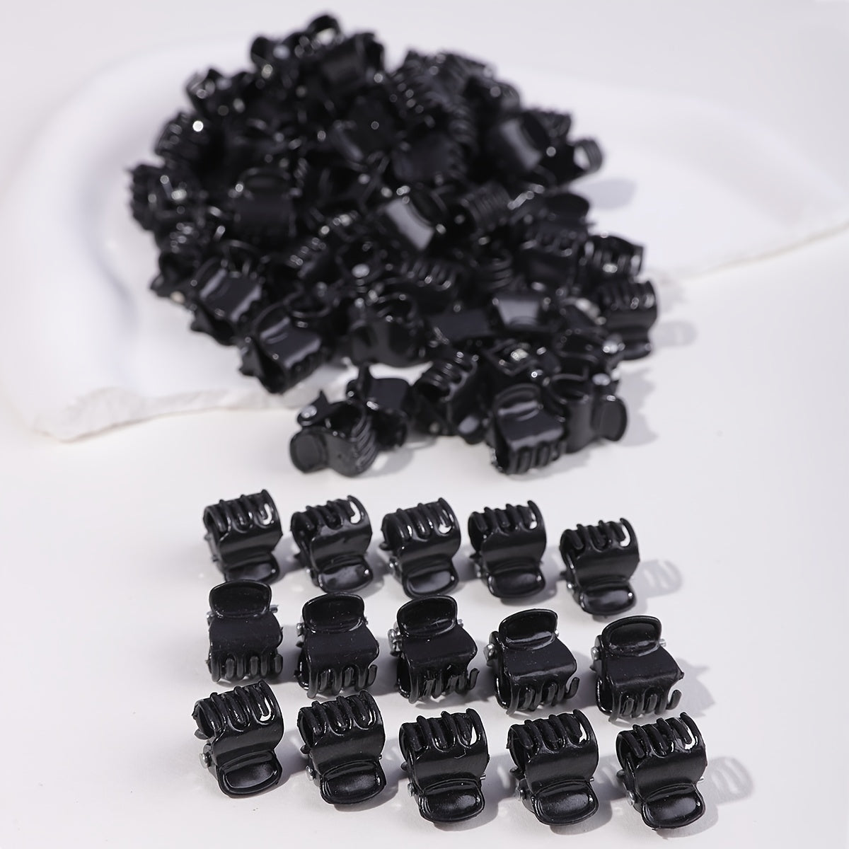 100pcs Mini Hair Claw Clip Non Slip Strong Shark Claw Braid Hair Clip