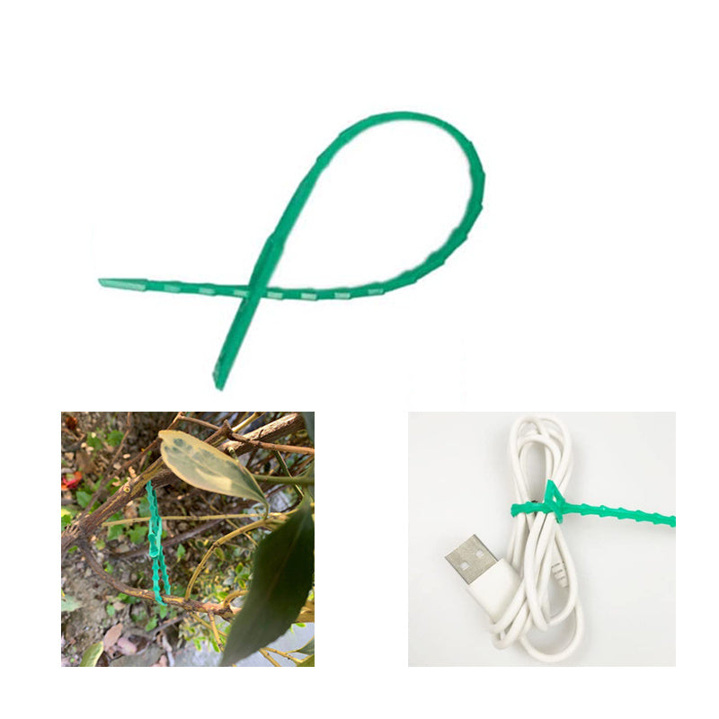 100pcs Adjustable Plant Ties - Planting Supplies Essential