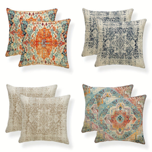 2pcs Ethnic Persian Throw Pillow Covers