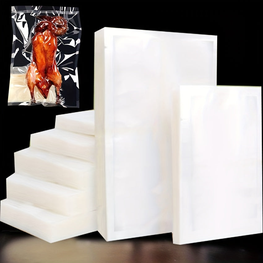 100pcs Vacuum Sealer Bags Food Packaging Bags Plastic Sealing Bags