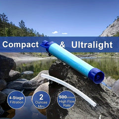Emergency Water Filter Outdoor Life Drinking Purifier