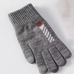 Men's Winter Touch Screen Gloves Warm Cold Knitted Wool Cycling Glove