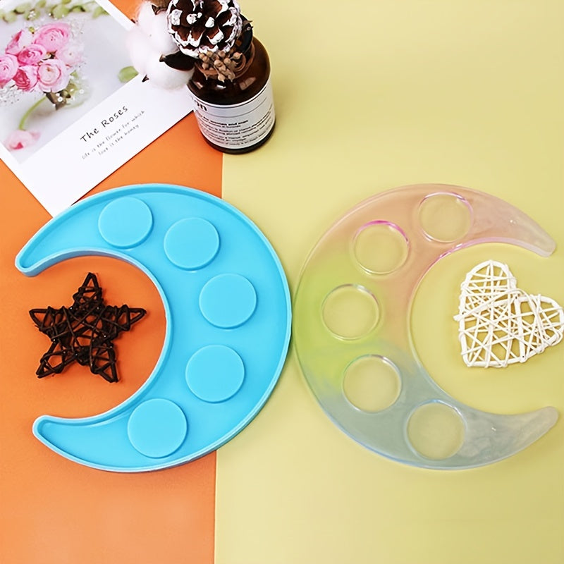 Moon Tray Wine Holder Silicone Mold for DIY Crafts