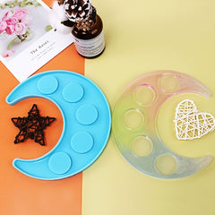 Moon Tray Wine Holder Silicone Mold for DIY Crafts