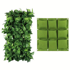 Vertical Garden Wall Planters Set of 9 for Indoor & Outdoor Decor