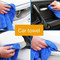10 Pcs Car Wash Towel Cleaning Cloth Strong Water Absorption