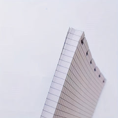 80 Sheets A5 Plaid Filler Paper Loose Leaf 6 Hole Punch