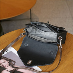 Convertible Shoulder Bag for Women Detachable Strap Turn Lock Closure