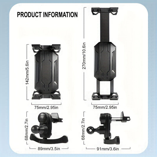 Car Vent Phone Mount Tablet Holder Stable Support Air Vent Clip