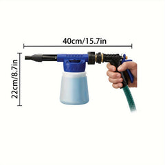 Adjustable Range Car Wash Gun Foam Jet Nozzle Gun For Cars Trucks Boats