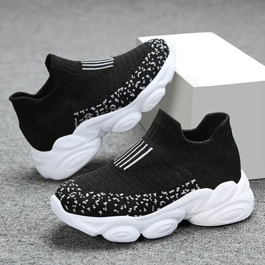 Girls Casual Sock Shoes Knit Lightweight Comfy Sneakers