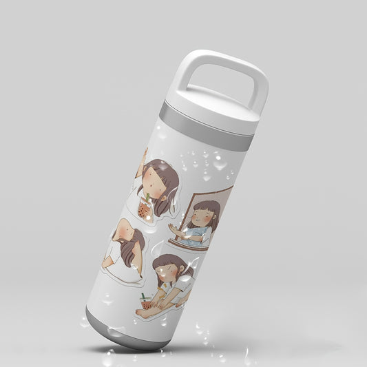 50pcs Cartoon Girl Stickers for Phone Notebook Water Cup Decoration