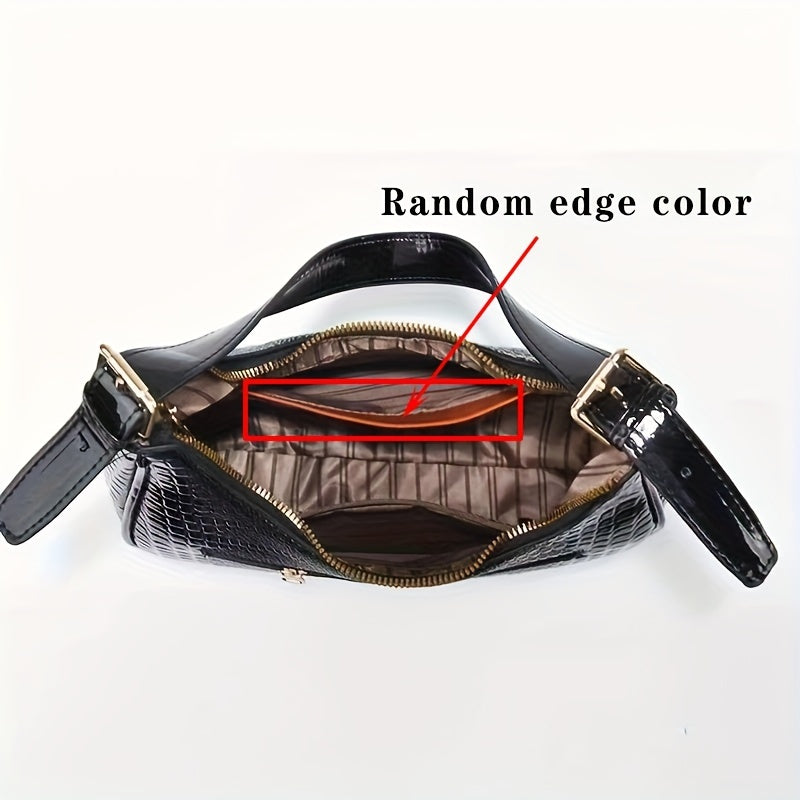 Vintage Crescent Shoulder Bag Retro Women's Handbag