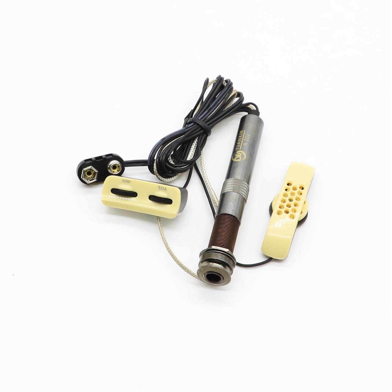 Guitar Soundhole MIC Volume Control Tail Nail Output