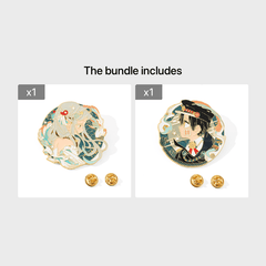 European American Cartoon Metal Brooch Backpack Clothes Accessories Gift