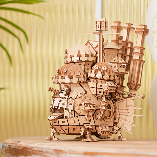 Wooden DIY 3D Puzzle Set Adult Creative Wooden Model Crafts Home Decor & Handcra
