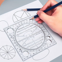 Multifunctional Ruler for Perfect Geometric Shapes