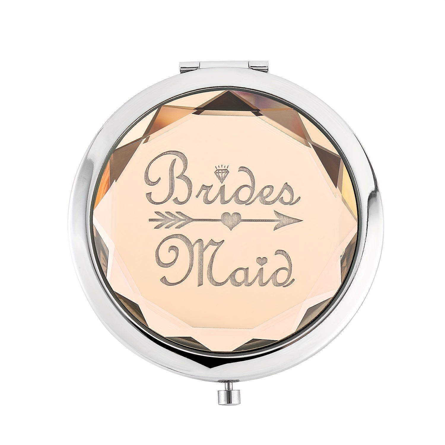 Crystal Makeup Mirror for Bridesmaid Proposal