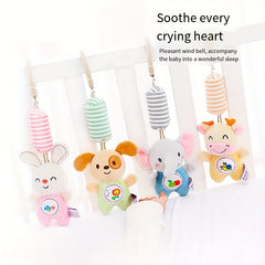 Soothing Doll Baby Bedside Bell Car Rattle 0-1 Year Old Stroller Pendant Toy