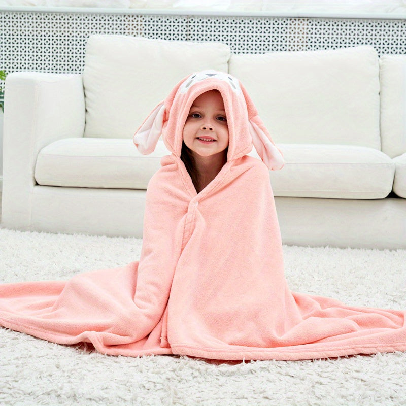 Soft & Warm Toddler Baby Hooded Towel for Newborns Infants & Toddlers