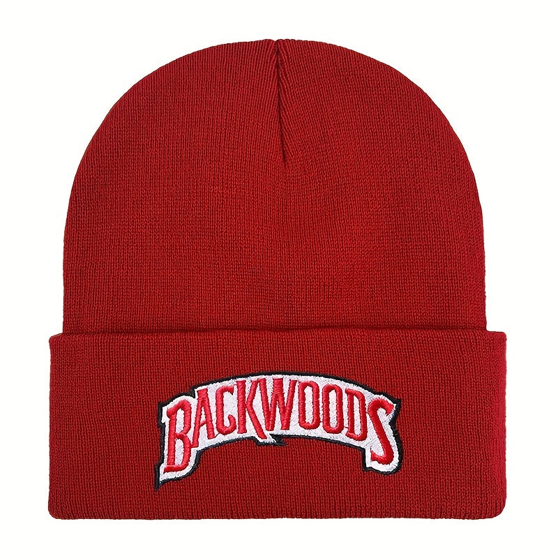 Embroidered Knitted Hat Beanie Hat for Men & Women