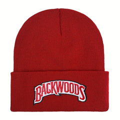 Embroidered Knitted Hat Beanie Hat for Men & Women