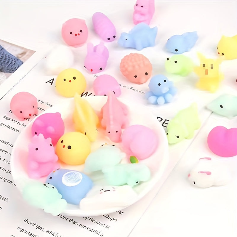 5pcs Mixed Pinch Toy Decompressing Vent Toy Soft Tpy