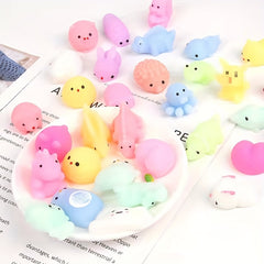 5pcs Mixed Pinch Toy Decompressing Vent Toy Soft Tpy