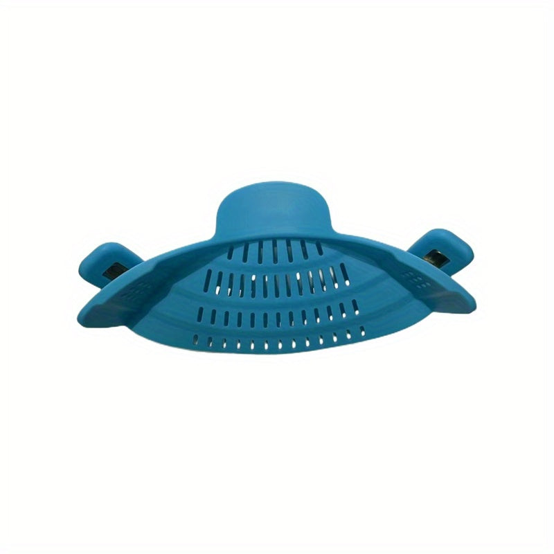 Adjustable Silicone Pot Strainer Colander Clip-On Drainer